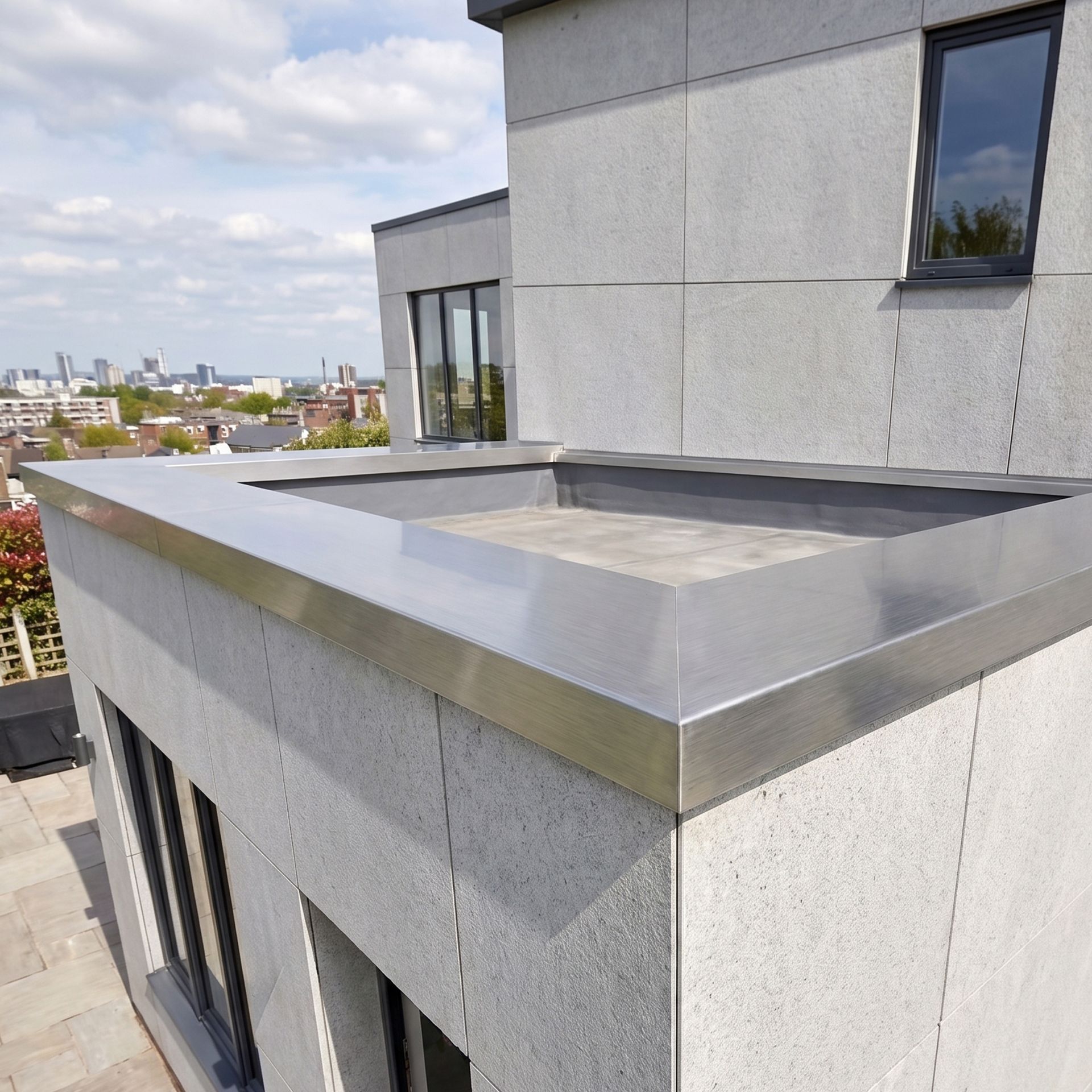 Aluminium Dachrandabdeckung zweite Anwendungsbild